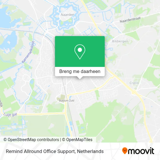 Remind Allround Office Support kaart