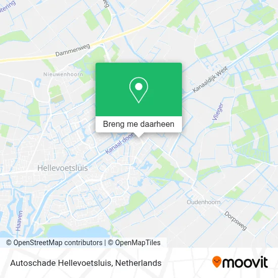 Autoschade Hellevoetsluis kaart