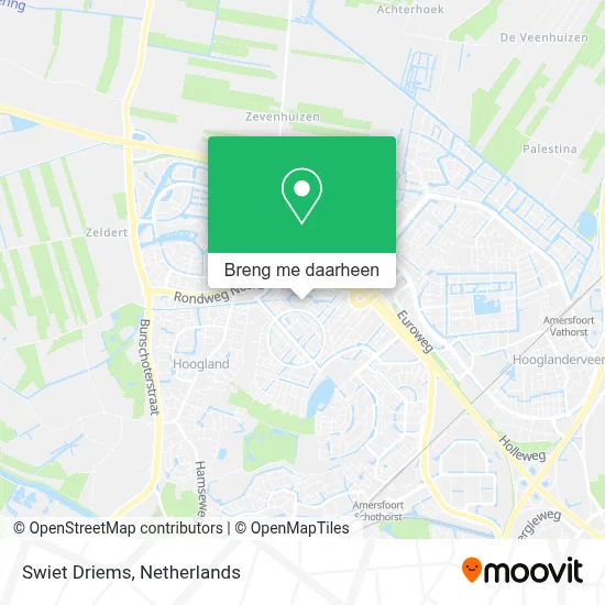 Swiet Driems kaart