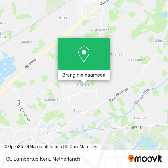 St. Lambertus Kerk kaart