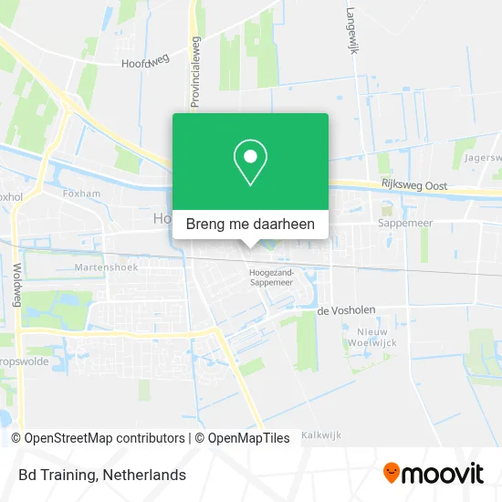 Bd Training kaart