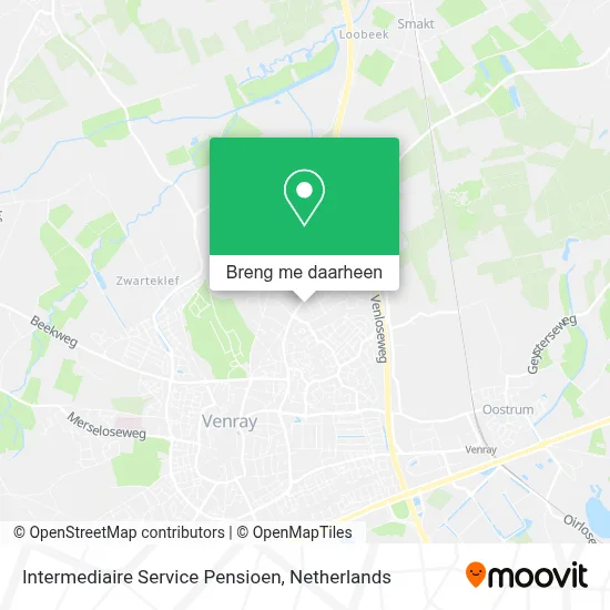 Intermediaire Service Pensioen kaart