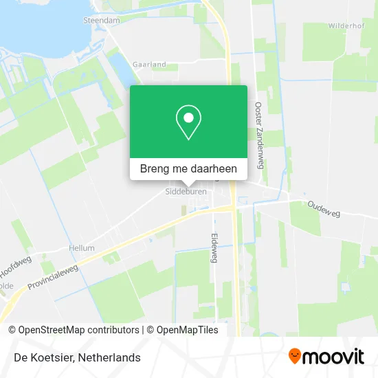 De Koetsier kaart