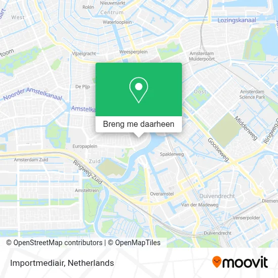Importmediair kaart