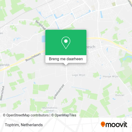 Toptrim kaart