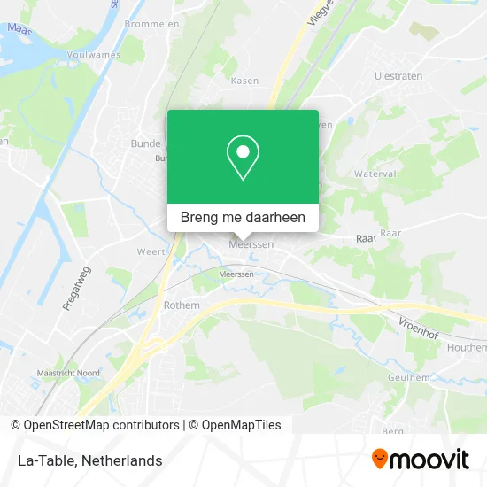 La-Table kaart