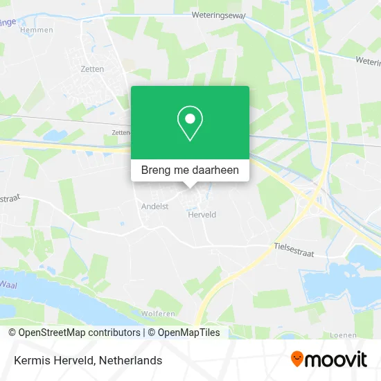 Kermis Herveld kaart