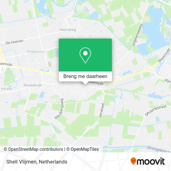 Shell Vlijmen kaart
