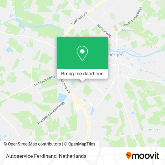 Autoservice Ferdinand kaart