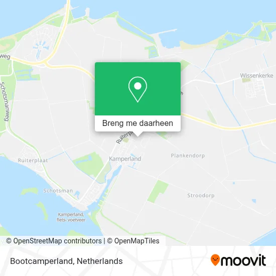 Bootcamperland kaart