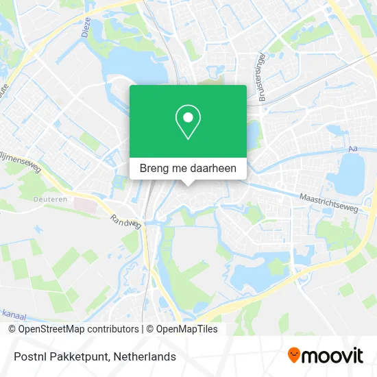 Postnl Pakketpunt kaart