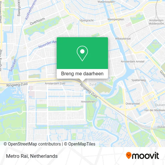 Metro Rai kaart