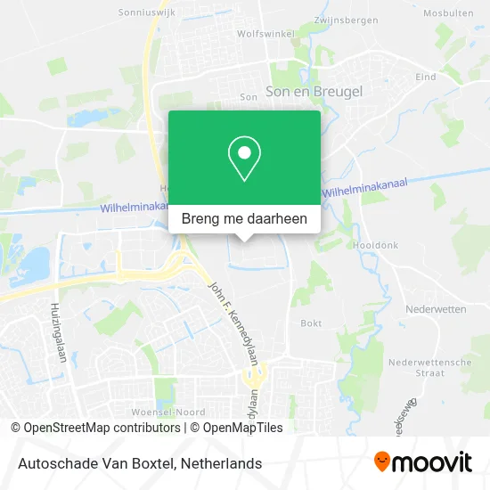 Autoschade Van Boxtel kaart