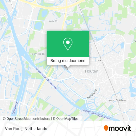 Van Rooij kaart