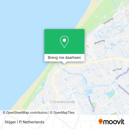 Stijger I P kaart