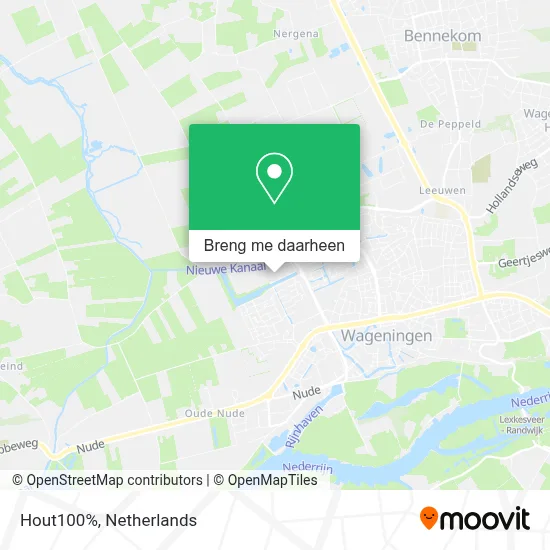 Hout100% kaart