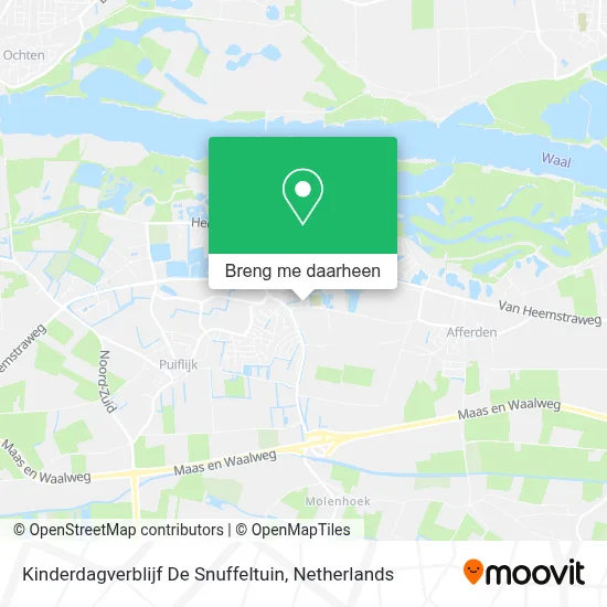 Kinderdagverblijf De Snuffeltuin kaart