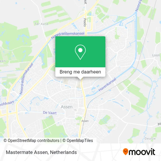 Mastermate Assen kaart