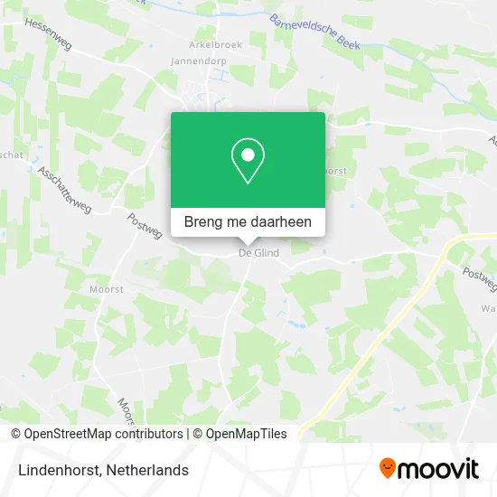 Lindenhorst kaart
