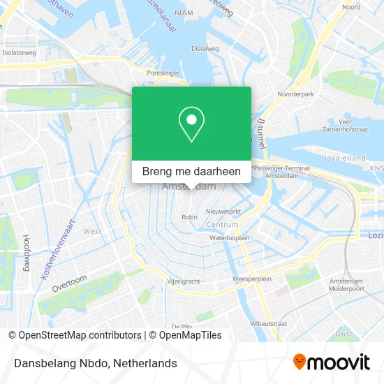 Dansbelang Nbdo kaart