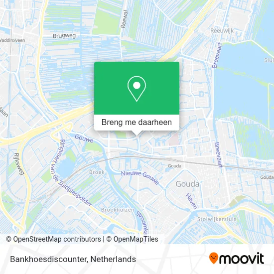 Bankhoesdiscounter kaart