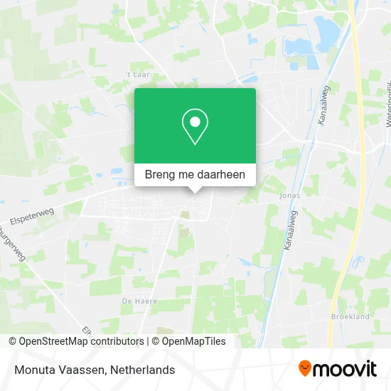 Monuta Vaassen kaart