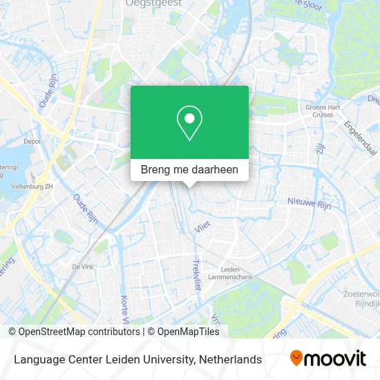 Language Center Leiden University kaart