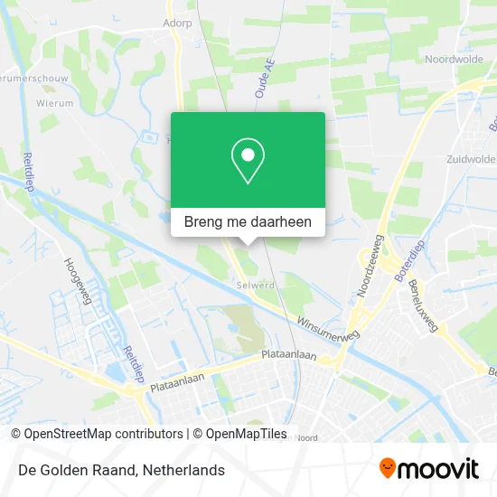 De Golden Raand kaart