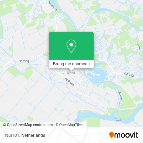 Nul181 kaart