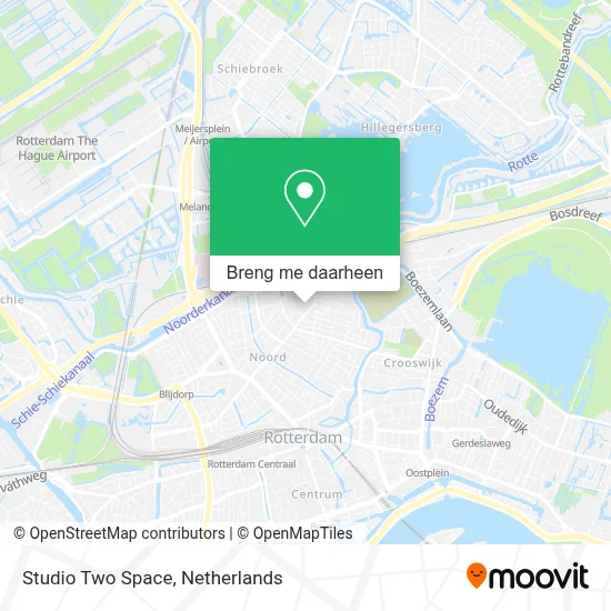 Studio Two Space kaart