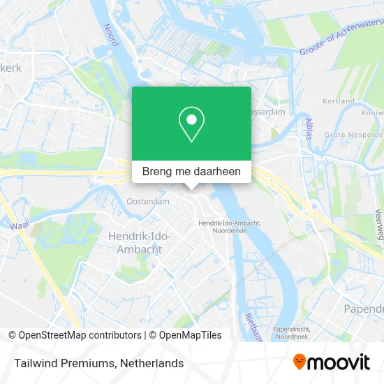 Tailwind Premiums kaart