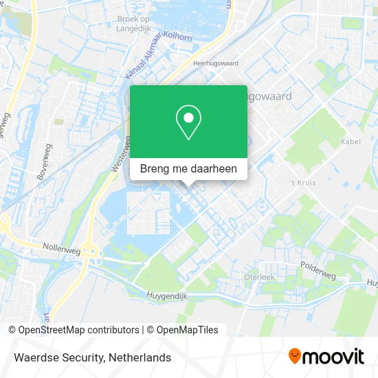 Waerdse Security kaart