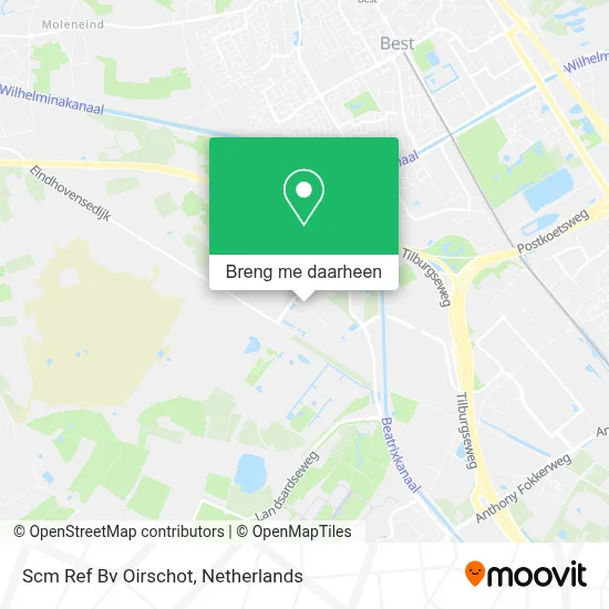 Scm Ref Bv Oirschot kaart