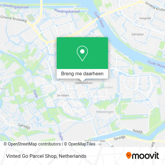 Vinted Go Parcel Shop kaart
