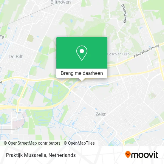 Praktijk Musarella kaart