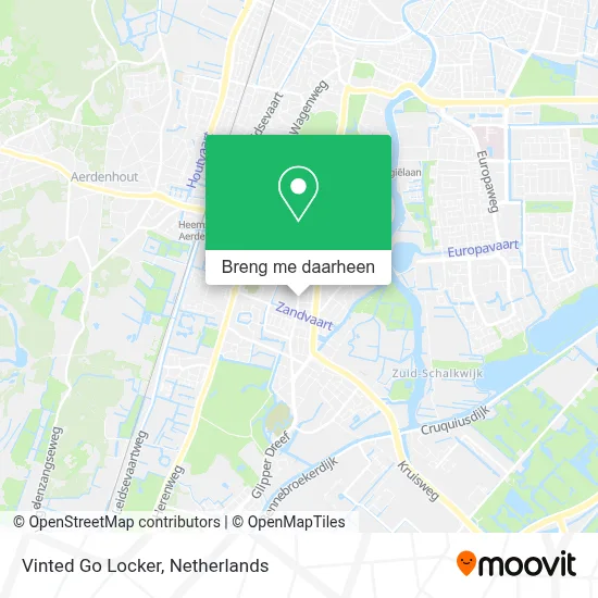 Vinted Go Locker kaart