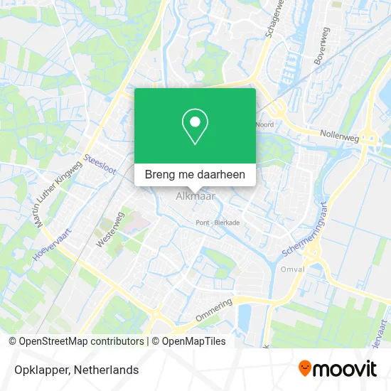 Opklapper kaart