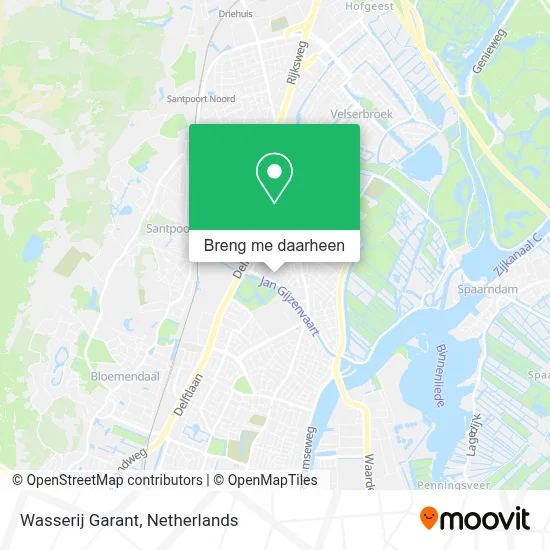 Wasserij Garant kaart