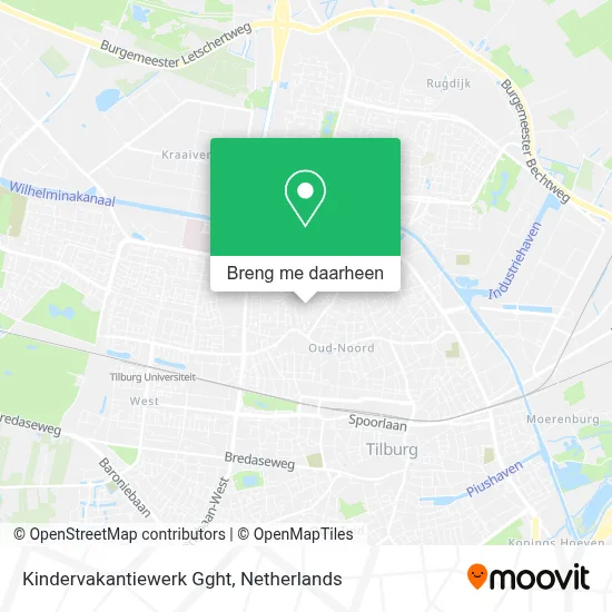 Kindervakantiewerk Gght kaart