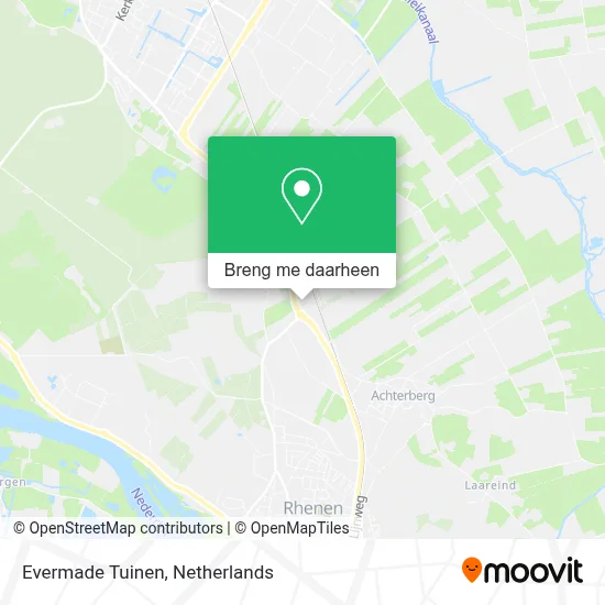 Evermade Tuinen kaart