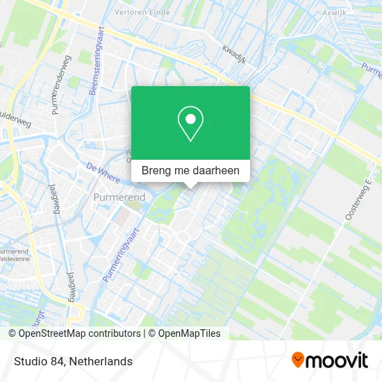 Studio 84 kaart