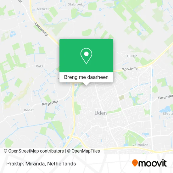 Praktijk Miranda kaart