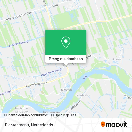 Plantenmarkt kaart