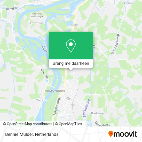 Bennie Mulder kaart
