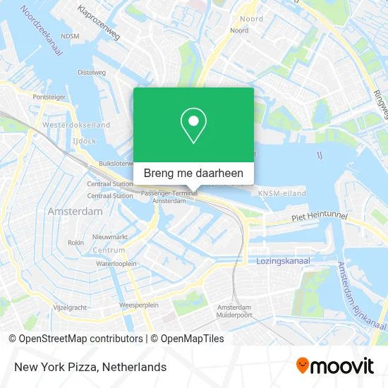 New York Pizza kaart