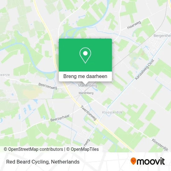 Red Beard Cycling kaart