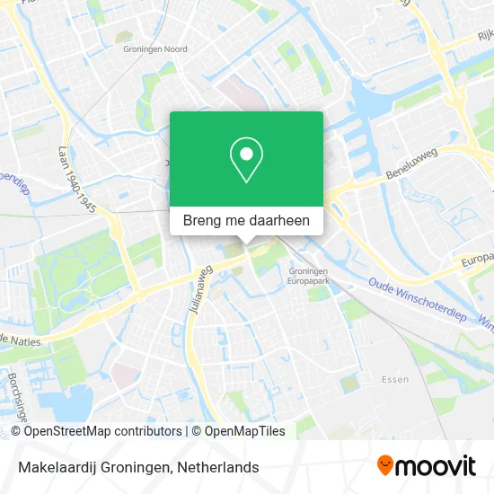 Makelaardij Groningen kaart