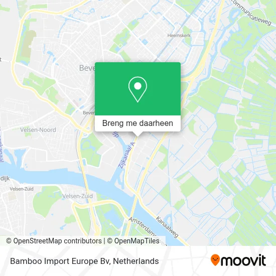 Bamboo Import Europe Bv kaart
