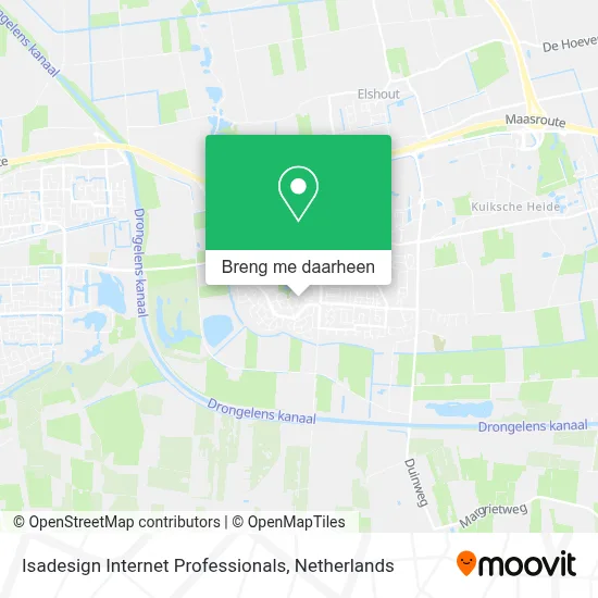 Isadesign Internet Professionals kaart