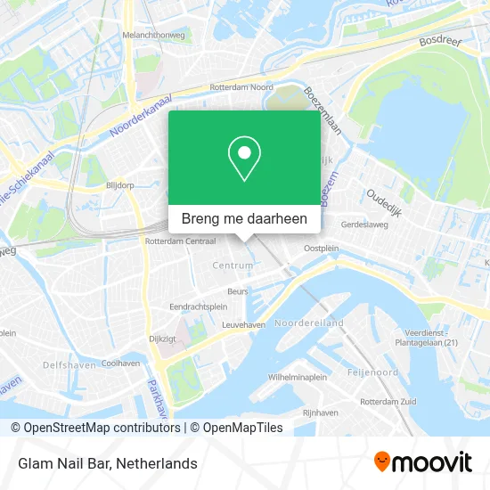 Glam Nail Bar kaart